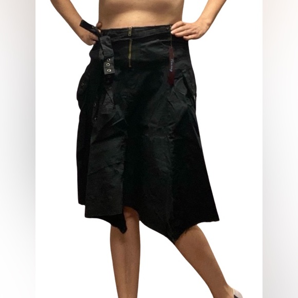 Timing Dresses & Skirts - TIMING black edgy skirt size medium LAST ONE!
